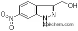 Molecular Structure of 1000341-10-5 (3-HYDROXYMETHYL-6-NITRO 1H-INDAZOLE)
